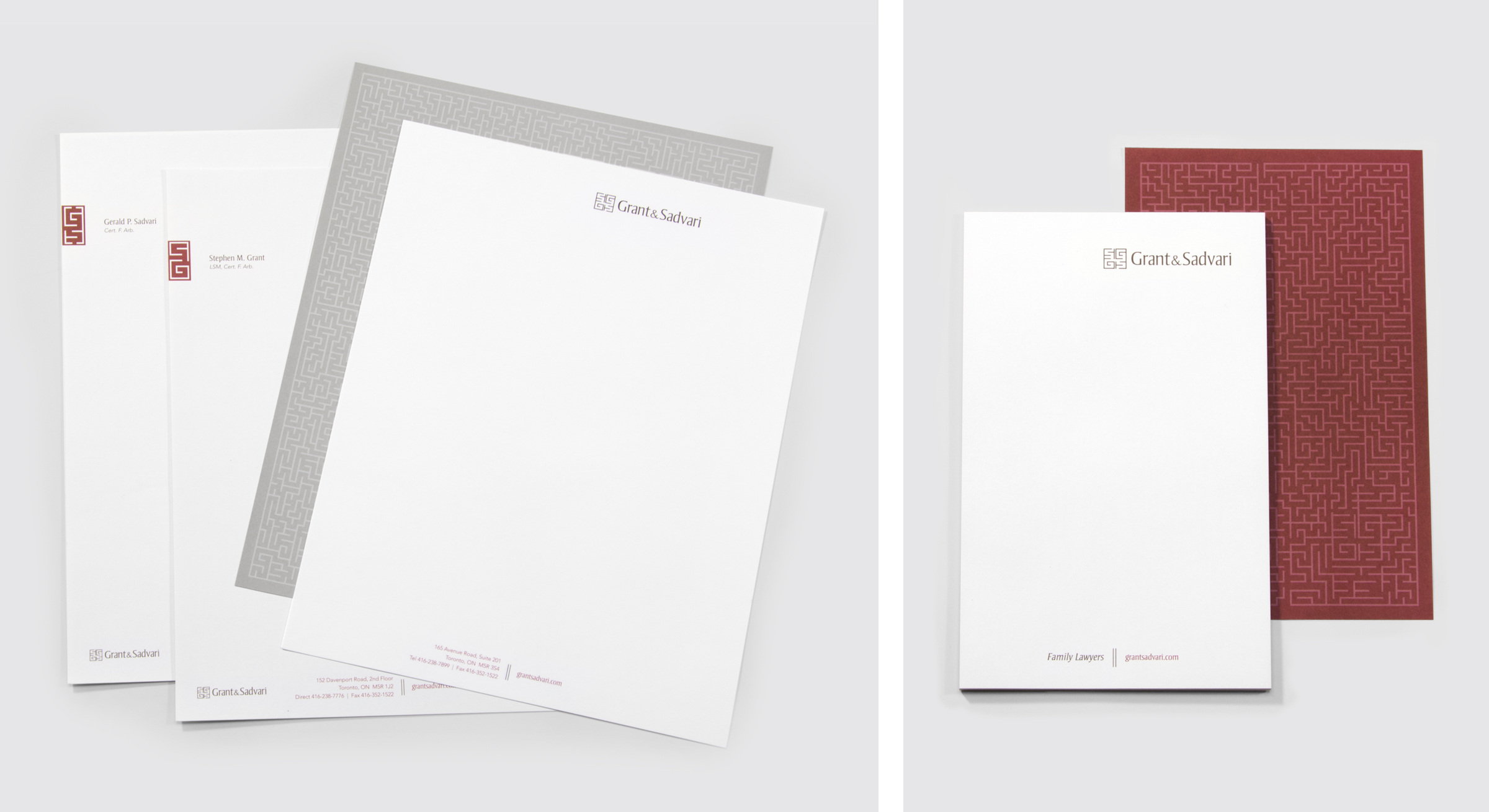 Letterhead and Notepad